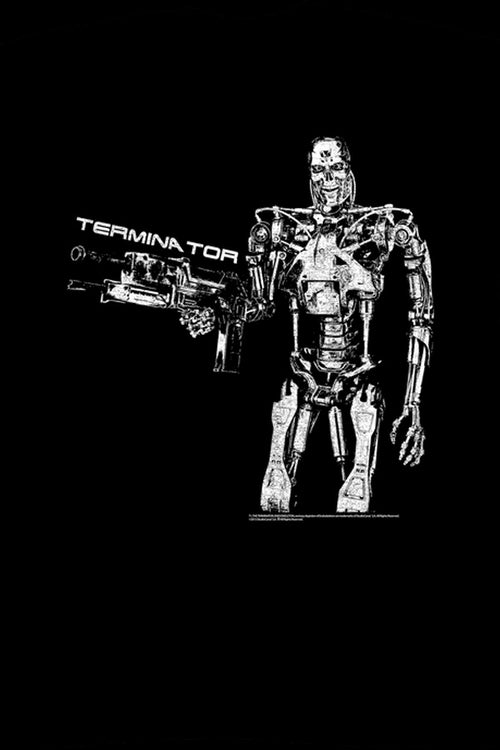 Metallic Skeleton Terminator T-Shirtmain product image