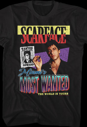 Miami's Most Wanted Scarface T-Shirt