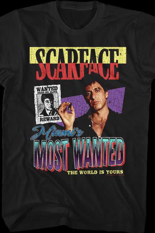 Miami's Most Wanted Scarface T-Shirtmain product image