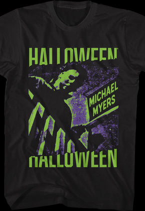 Michael Myers Neon Boogeyman Halloween T-Shirt