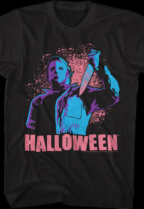 Michael Myers Knife Pose Halloween T-Shirt