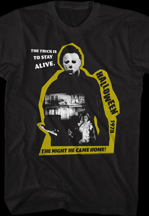 Michael Myers The Shape Cut Out Halloween T-Shirt