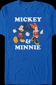 Mickey & Minnie Holding Hands Disney T-Shirt