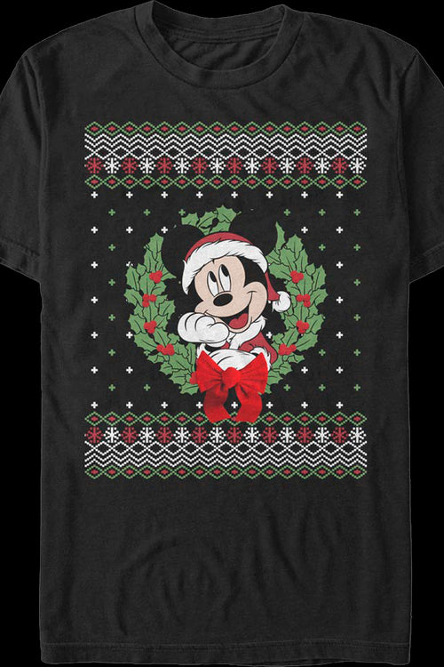 Mickey Mouse Faux Ugly Sweater Disney T-Shirtmain product image