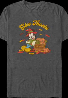 Mickey Mouse Give Thanks Disney T-Shirt