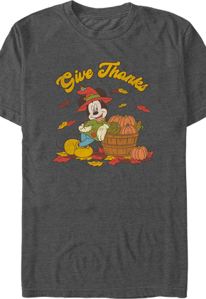 Mickey Mouse Give Thanks Disney T-Shirt