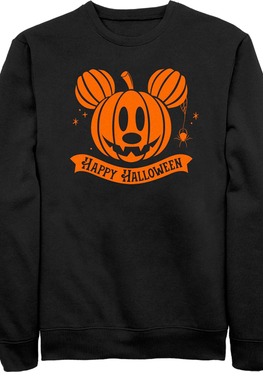 Mickey Mouse Halloween Jack-o'-Lantern Disney Sweatshirt - main product image