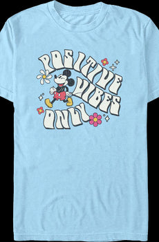 Mickey Mouse Positive Vibes Only Disney T-Shirt