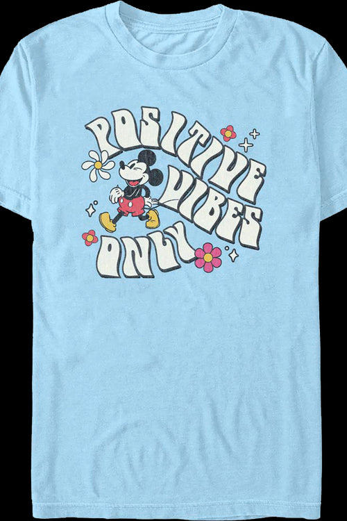 Mickey Mouse Positive Vibes Only Disney T-Shirtmain product image