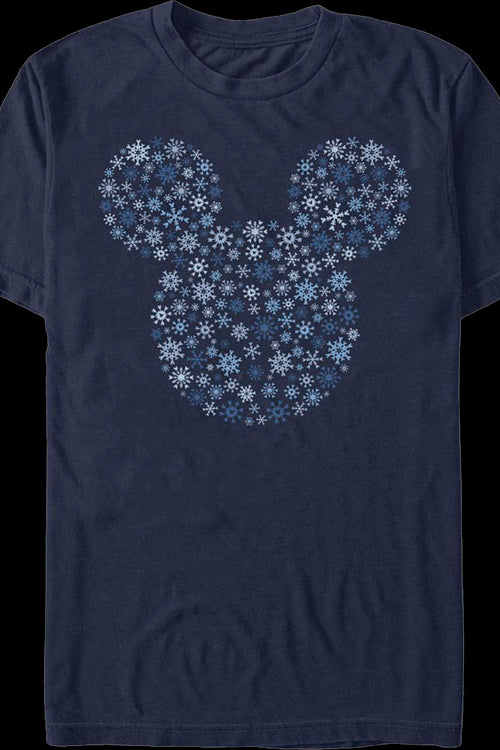 Snowflakes Design Mickey Mouse T-Shirtmain product image