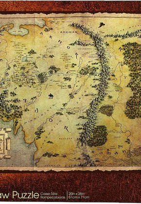 Middle Earth Map 1000 Piece Lord of the Rings Puzzle