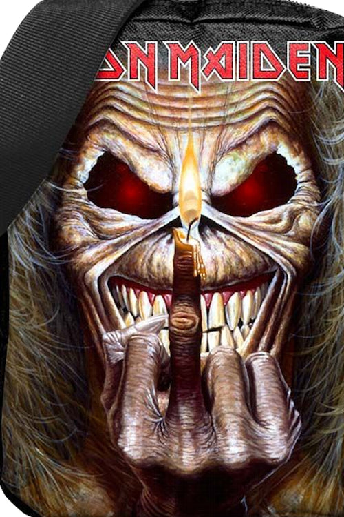 Middle Finger Candle Iron Maiden Crossbody Bagmain product image