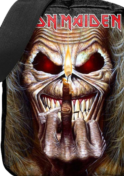 Middle Finger Candle Iron Maiden Crossbody Bag - main product image