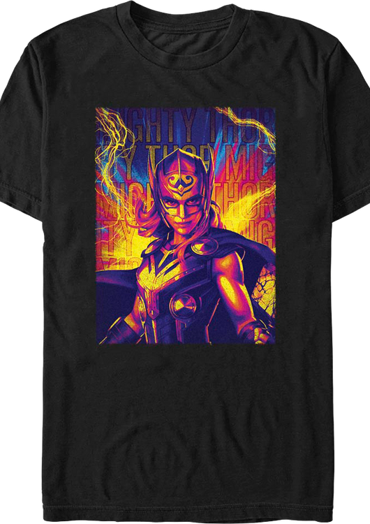 Mighty Hero Lightning Marvel Comics T-Shirt - main product image