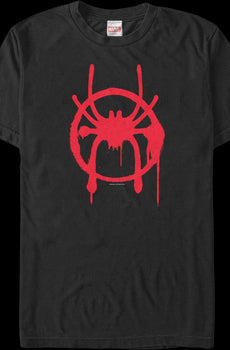 Miles Symbol Spider-Man Into The Spider-Verse T-Shirt