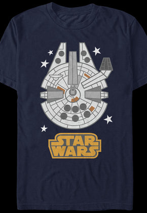 Millennium Falcon Emoji Star Wars T-Shirt