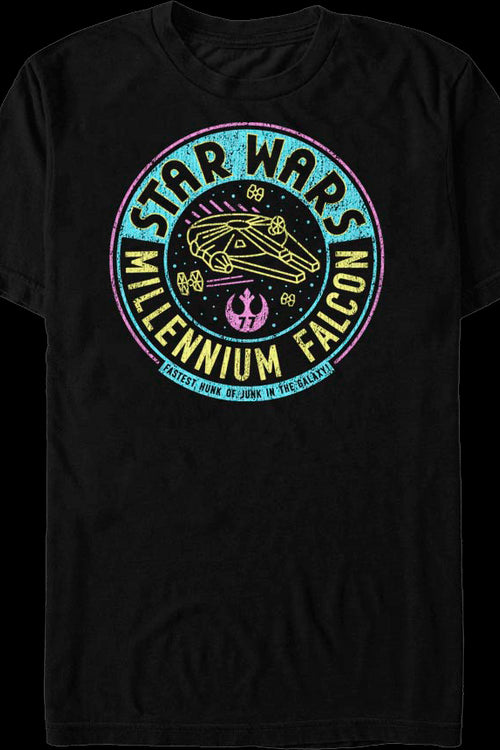 Millennium Falcon Fastest Hunk Of Junk In The Galaxy Star Wars T-Shirtmain product image