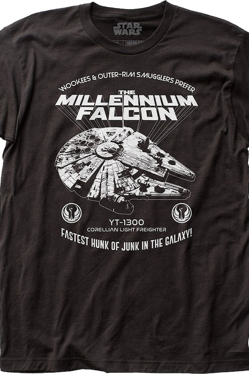 Millennium Falcon Hunk Of Junk Star Wars T-Shirtmain product image