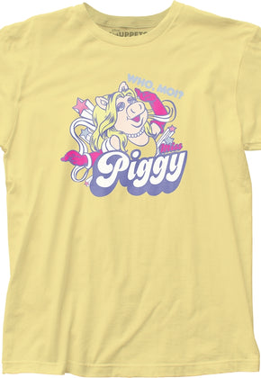 Yellow Miss Piggy Muppets T-Shirt