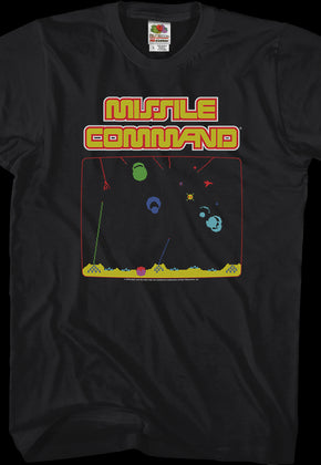 Missile Command Gameplay T-Shirt