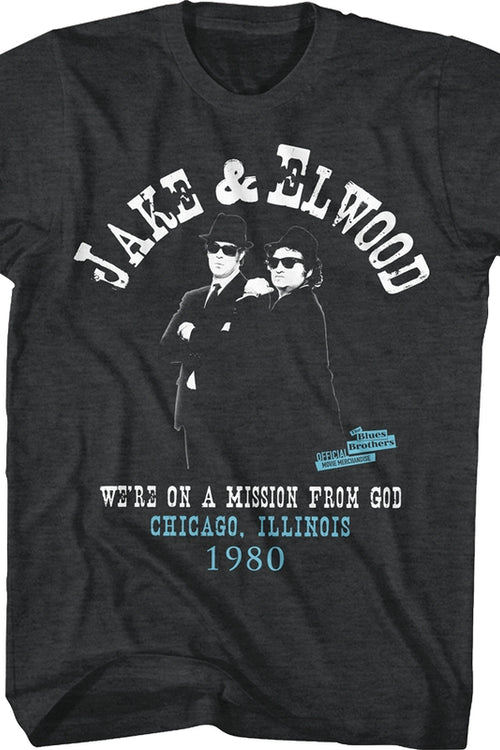 Mission From God Blues Brothers T-Shirtmain product image