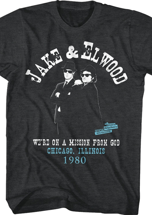 Mission From God Blues Brothers T-Shirt - main product image