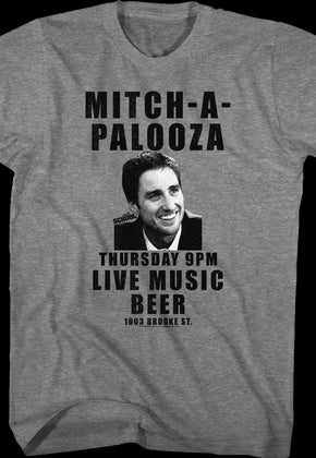 Mitch-A-Palooza Poster Old School T-Shirt