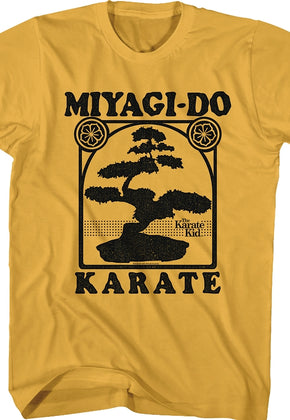 Miyagi-Do Bonsai Tree Silhouette Karate Kid T-Shirt