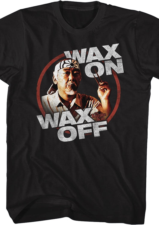 Miyagi Wax On Wax Off Karate Kid T-Shirt - main product image
