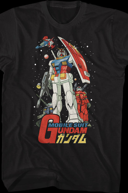 Mobile Suit Poster Gundam T-Shirtmain product image