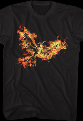 Mockingjay Fire Flight Hunger Games T-Shirt