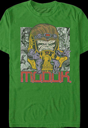 MODOK Comic Panels Marvel Comics T-Shirt