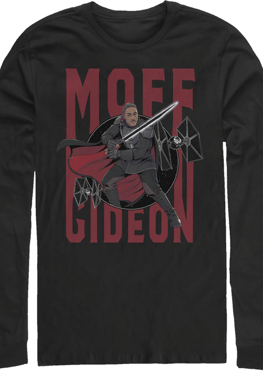 Moff Gideon Action Pose The Mandalorian Star Wars Long Sleeve Shirt - main product image