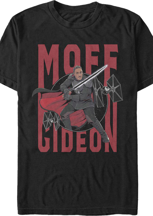 Moff Gideon Action Pose The Mandalorian Star Wars T-Shirt - main product image