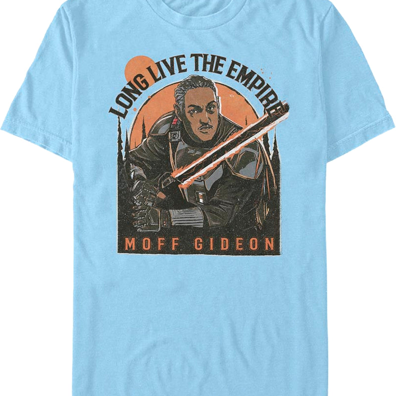 Moff Gideon Long Live The Empire The Mandalorian Star Wars T-Shirt