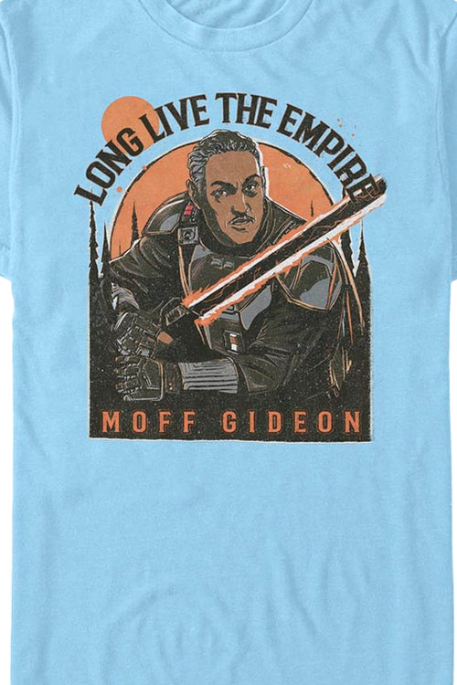 Moff Gideon Long Live The Empire The Mandalorian Star Wars T-Shirtmain product image