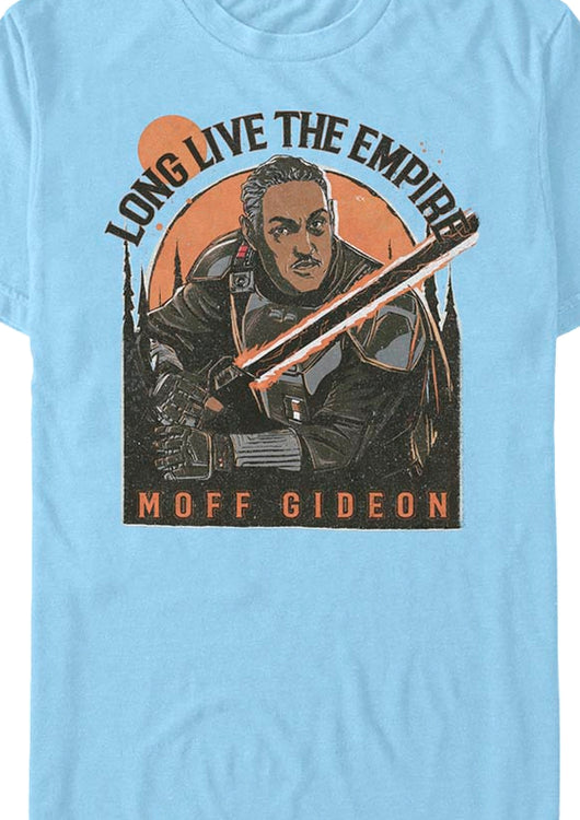 Moff Gideon Long Live The Empire The Mandalorian Star Wars T-Shirt - main product image
