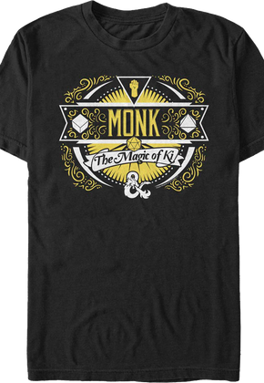 Monk Dungeons & Dragons T-Shirt