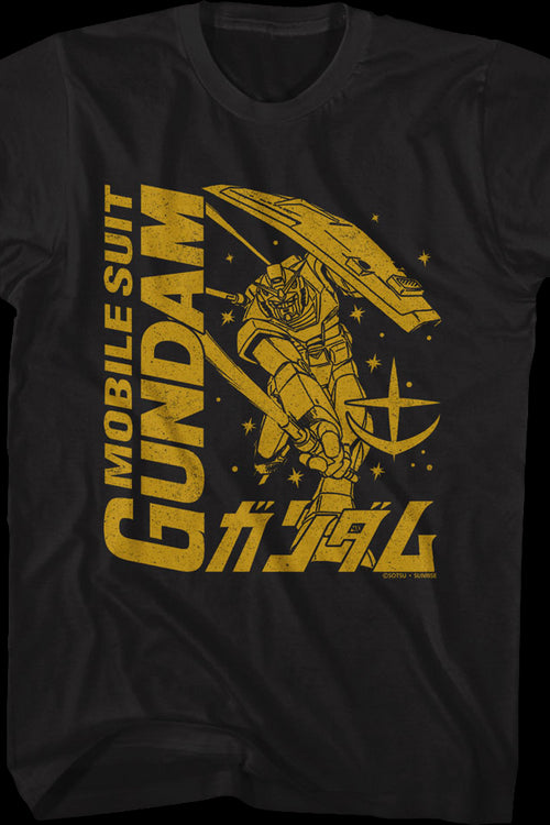Monochrome Mobile Suit Gundam T-Shirtmain product image
