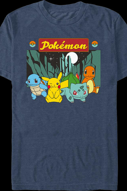 Moonlit Group Pokemon T-Shirtmain product image