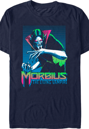 Morbius Gradient Lines Marvel Comics T-Shirt