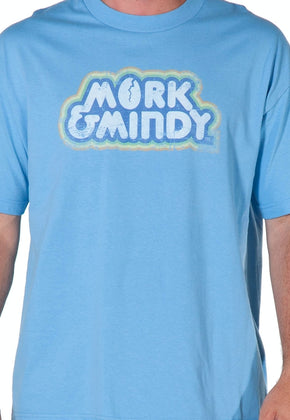 Mork and Mindy Distressed Logo Shirt