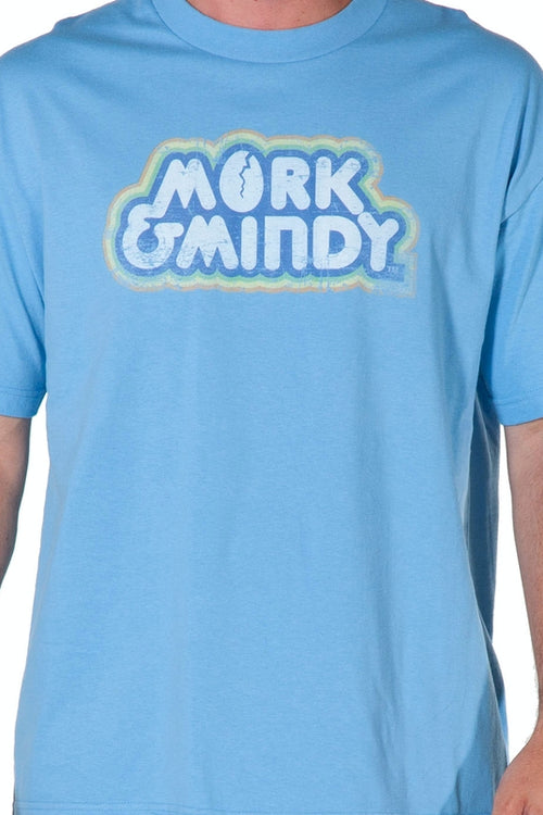 Mork and Mindy Distressed Logo Shirtmain product image
