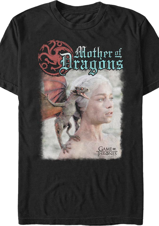 Mother Of Dragons Game Of Thrones T-Shirt - main product image