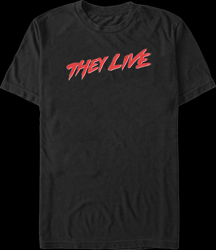 They Live!!! T-Shirt Uomo Grigia - 100% Cotone - Stampa Professionale - Vestibilità Comoda