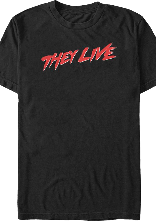 Movie Logo They Live T-Shirt - main product image