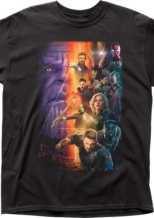Movie Poster Avengers Infinity War T-Shirt - main product image