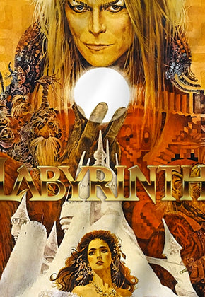 Movie Poster Labyrinth 36 x 58 Fleece Blanket