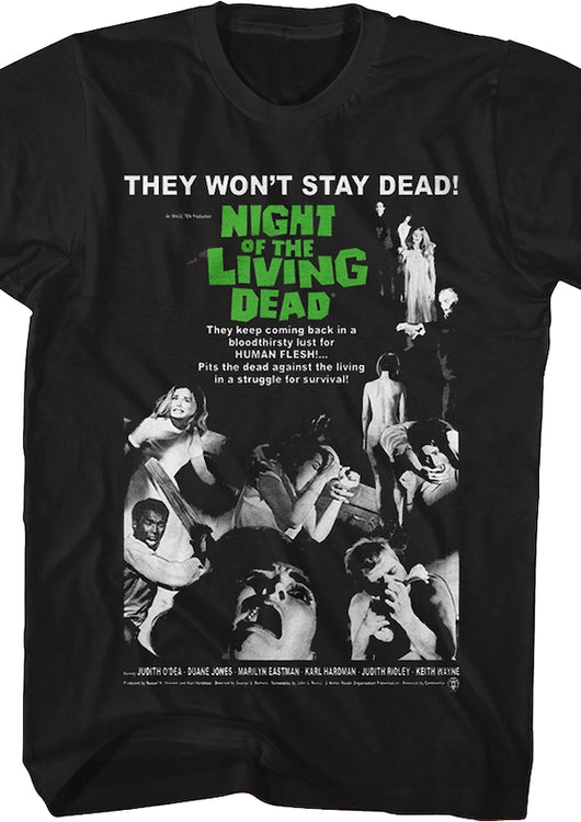Movie Poster Night Of The Living Dead T-Shirt - main product image