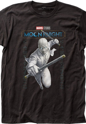 Mr. Knight Action Pose Moon Knight Marvel Comics T-Shirt